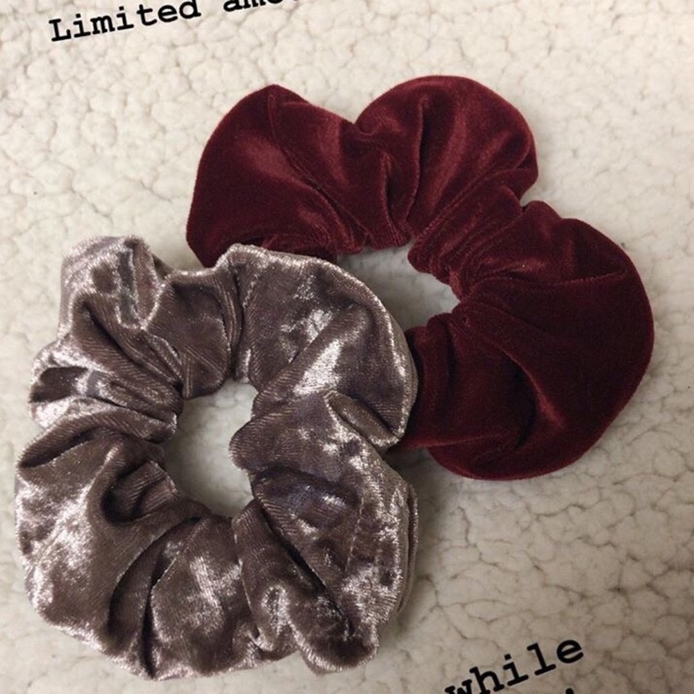 Velvet Hair Scrunchie Bundle